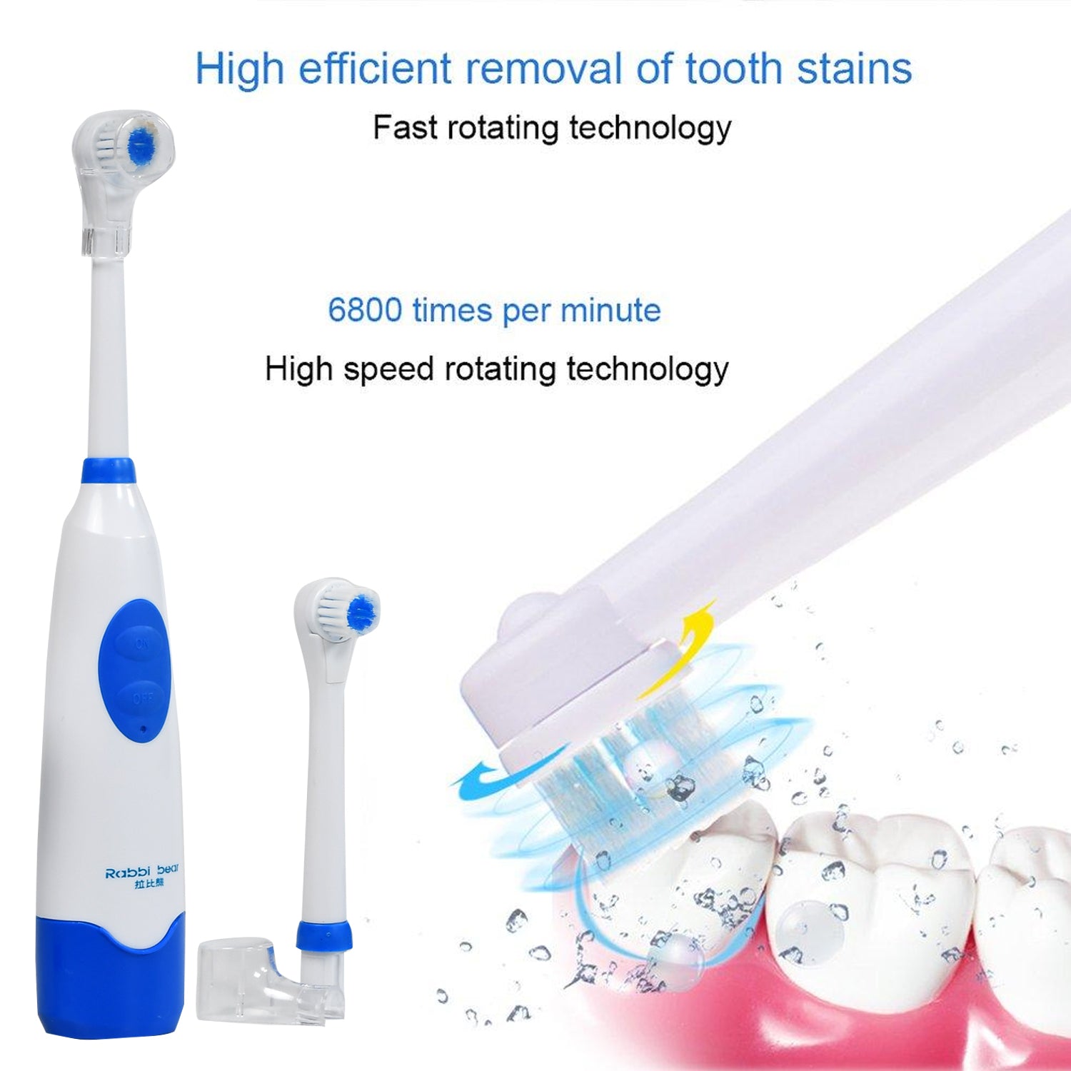 6209B Electric Toothbrush Rechargeable Premium Brush Waterproof Brush For Men , Women & Boys Use Brush DeoDap 6209B Electric Toothbrush Rechargeable Premium Brush Waterproof Brush For Men , Women & Boys Use Brush DeoDap